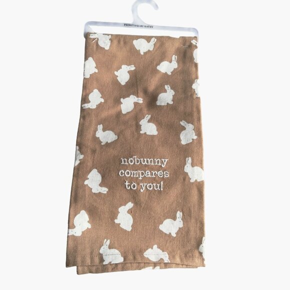 Nobunny Compares to You Dish Cloth Tea Kitchen Hand Towel Easter Springtime - Picture 1 of 7